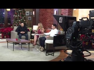 Robert Guerrero & Danny Garcia On The Set At FOX-11 Before Going On Air