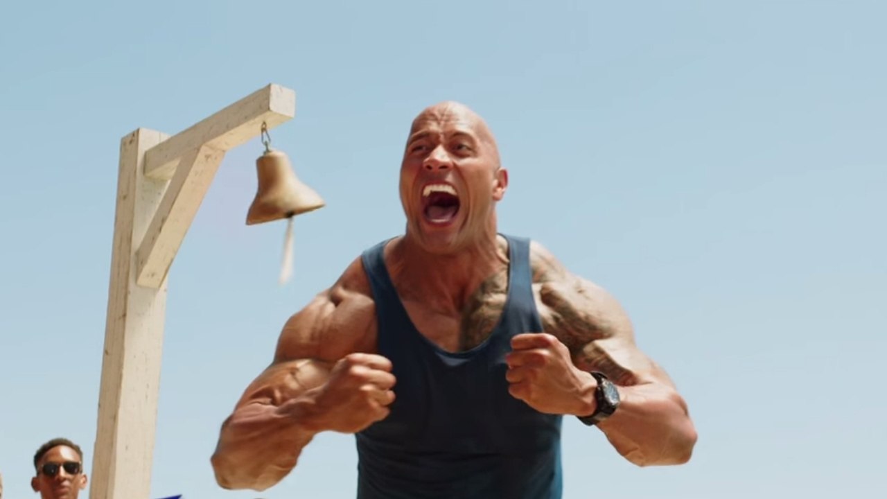 The Rock is ready to save lives in Baywatch