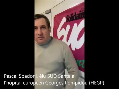 Suicide à l'hôpital européen Georges Pompidou
