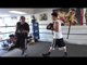 ADAM LOPEZ son of HECTOR LOPEZ WORKING OUT EsNews Boxing