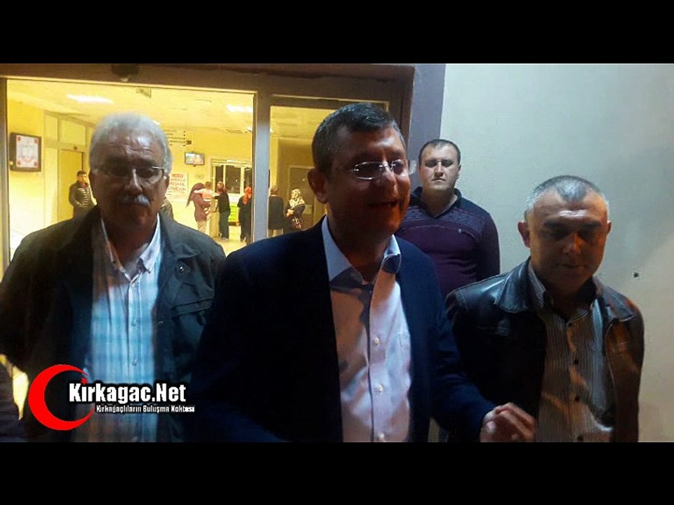 ÖZGÜR ÖZEL-TUR BİÇER'DEN ÖZEL AÇIKLAMA..Hakan Demir(İHA) www.kirkagac.net