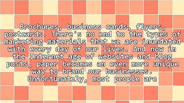 6 Tips To Effective Marketing Materials