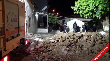 Depremde evi hasar gören vatandaşlar için çadır kuruldu