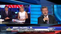Jerry Falwell Jr claims to support 'free expression' at