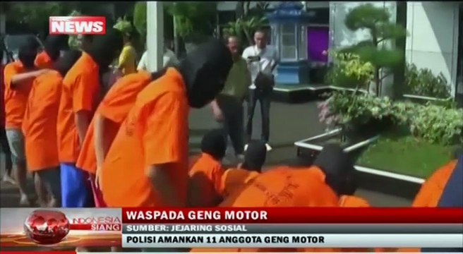 Waspada Geng Motor, Polisi Amankan 11 Anggota Geng Motor di Bekasi