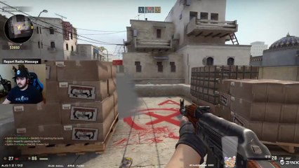 CSGO: Tactically launching Gears of War during a 1v1 situation