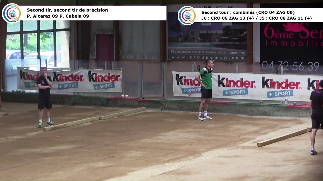 Second tour, CRO Lyon contre Zrinjevac Zagreb, 1/4 finale retour, Coupe d'Europe des Clubs 2017, Sport Boules, Lyon 2017