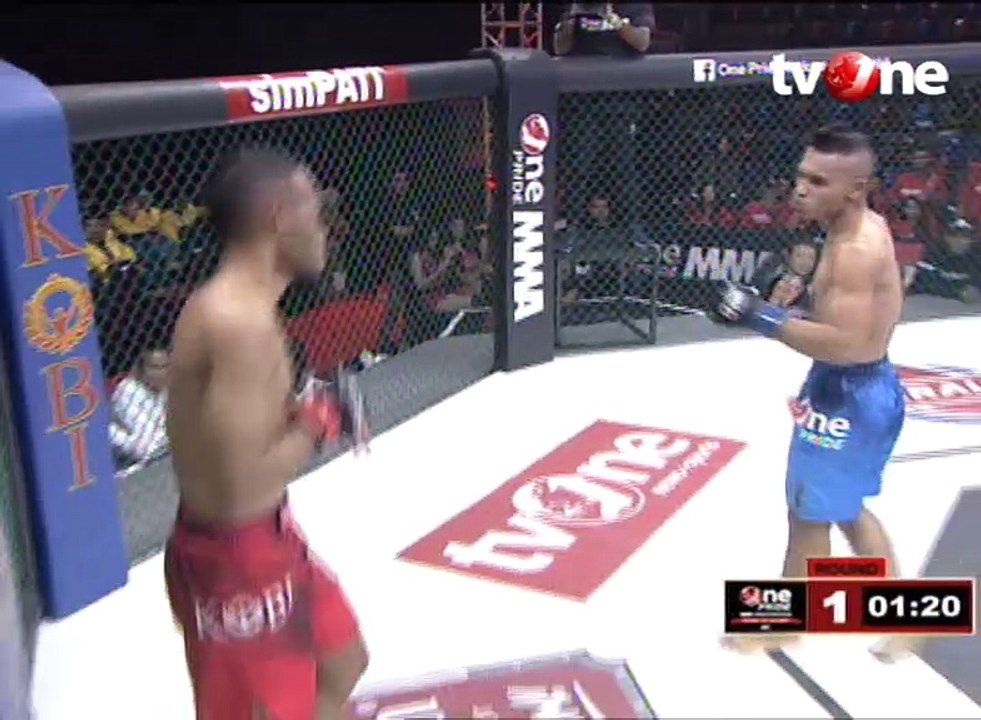 One Pride MMA Fly Weight, Dede Barabas VS Fajar Apriansyah