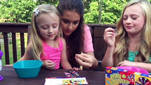 6th edition Bean Boozled challenge. Princess Ella & Play Doh Girl vs older cousin. Gross new flavors
