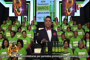 David Villanueva dio muestra de su dote musical en Porque Hoy es Sábado