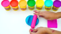 Learning Colours Learn h Play Doh Rainbow Ice Cream Popsicle Heart Glitter