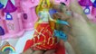 Play Doh Sparkle Disney Princess Dresses Ariel El giclip _ Blind Bags _ RainbowLe