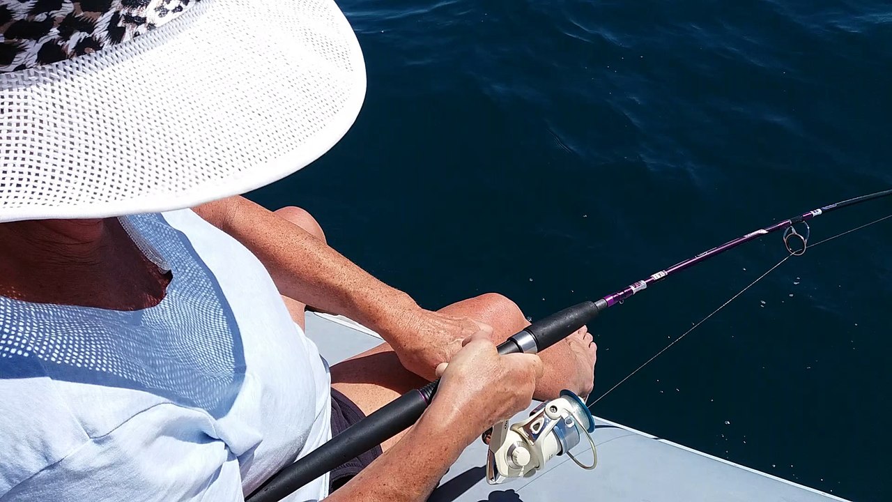 Maryvonne en mode "pêche de loisirs"