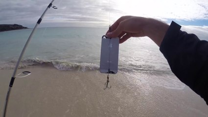 Pecher avec un iPhone comme leurre c'est possible...