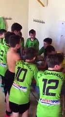U13B : Scène de joie pour le dernier match à domicile 2