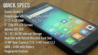 Xiaomi Redmi 4 Review By GeekyRanjit