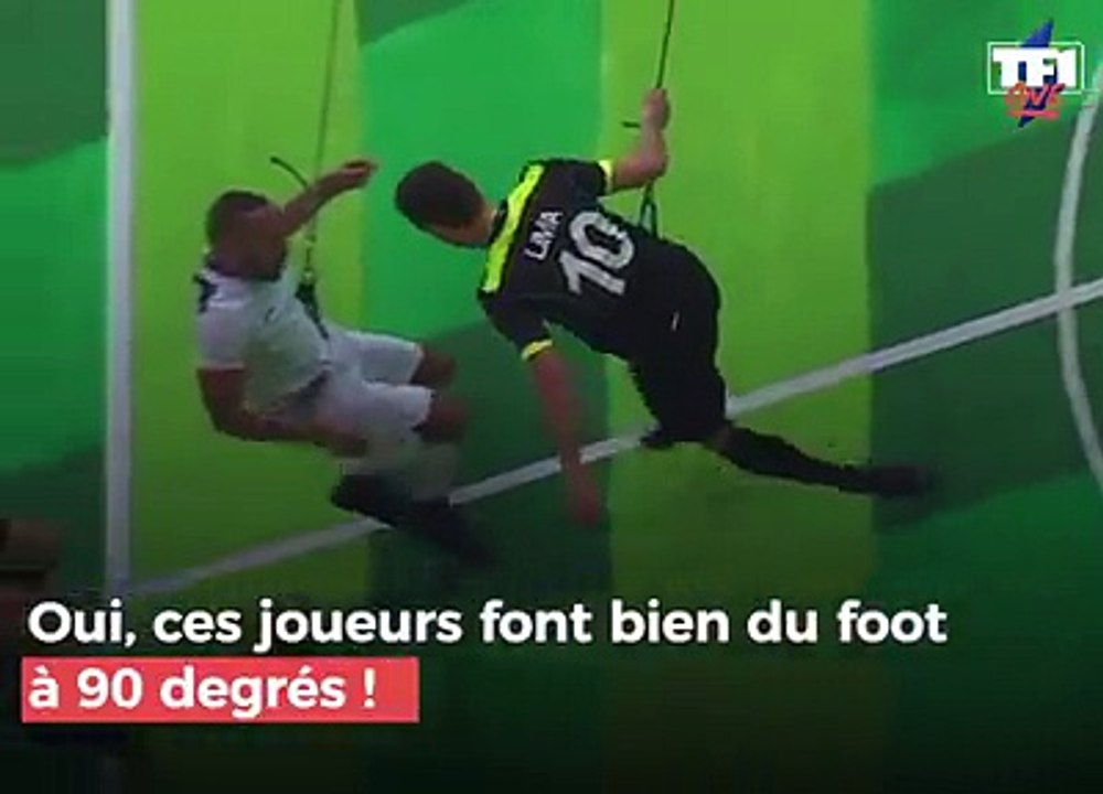 Le foot à la verticale
