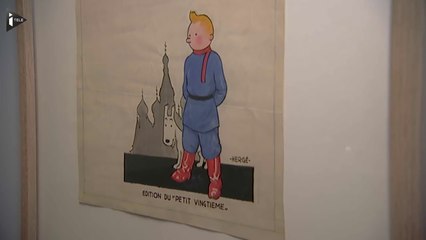 Les aventures de Hergé et Tintin au Grand Palais-wtnnFMlNhSI