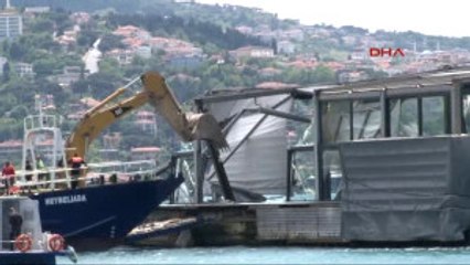 Galatasaray Adası'nda Yıkım Sona Erdi