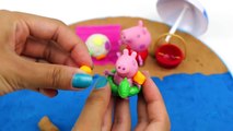 Play Doh Peppa Pig Holiday Toy English episode At The Beach ep  cartoon inspired-pR7TaCo