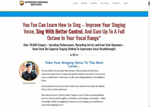 Superior Singing Method - Online Singing Course
