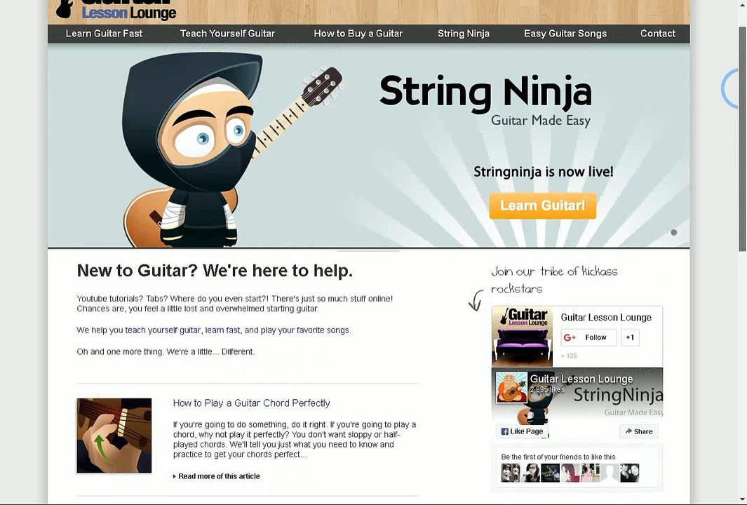 Guitar Lesson Lounge Video Guitar Lessons For Beginners