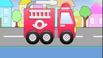 Police Car Cartoon For Children, Trucks and Prams, Bus Tow, Car Rail Of Children's Toys