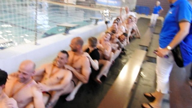 water-polo la joie des Tournaisiens après la victoire en finale de Coupe de Belgique contre Mouscron 1