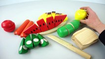Learn Fruits And Vegetables With Toy Velcro Foods  Playset For Children  Toyshop - Toys For Kids