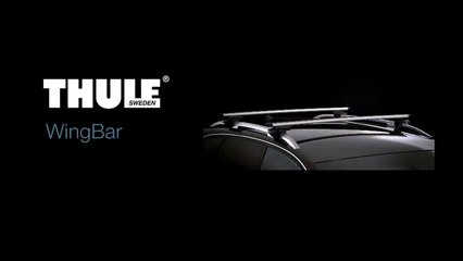 Установка багажника Thule WingBar на продольные рейлинги