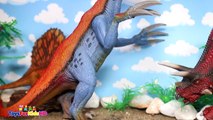 Videos de Dinosaurios para niños  Carnotauro v_s Utahraptor  Schleich Dinosaurios de Juguete