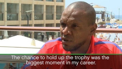 Download Video: Lifting Champions League trophy was 'victory of a fight' against cancer - Abidal