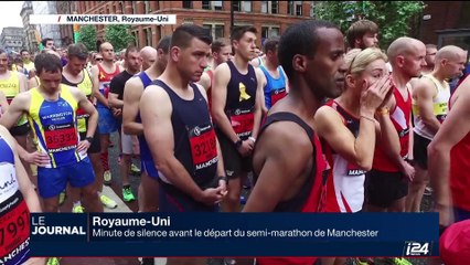 Attentat de Manchester: Une minute de silence a été observée avant le départ du semi-marathon de "Cottonopolis"