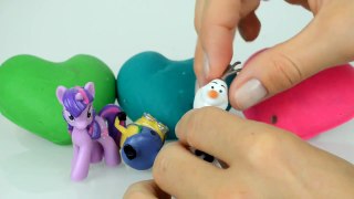 Play doh hearts Surprise eggs My little pony Frozen toys Angry birds Hello kitty Toy youtube origina
