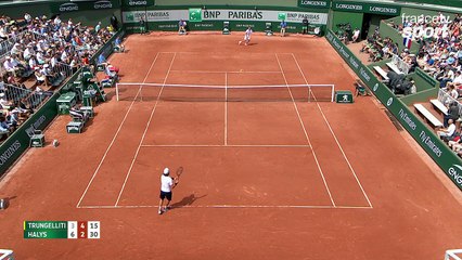 Roland-Garros 2017 : Le lob astucieux de Marco Trungelliti contre Quentin Halys ! (3-6, 4-2)