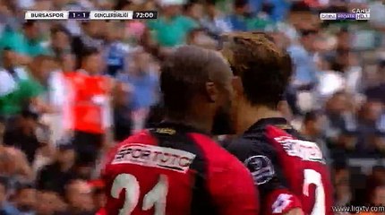 Tokelo Rantie GOAL HD - Bursaspor 1-1 Genclerbirligi 28.05.2017