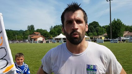 L'analyse de Régis Discazaux le capitaine du RC Béarnais après leur victoire 30 à 10
