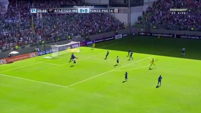 Gol de Robinho! Atlético-MG 1 x 0 Ponte Preta - Brasileirão 2017