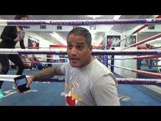 RYAN GARCIA on of top young fighters in world now at goossen gym EsNews Boxing