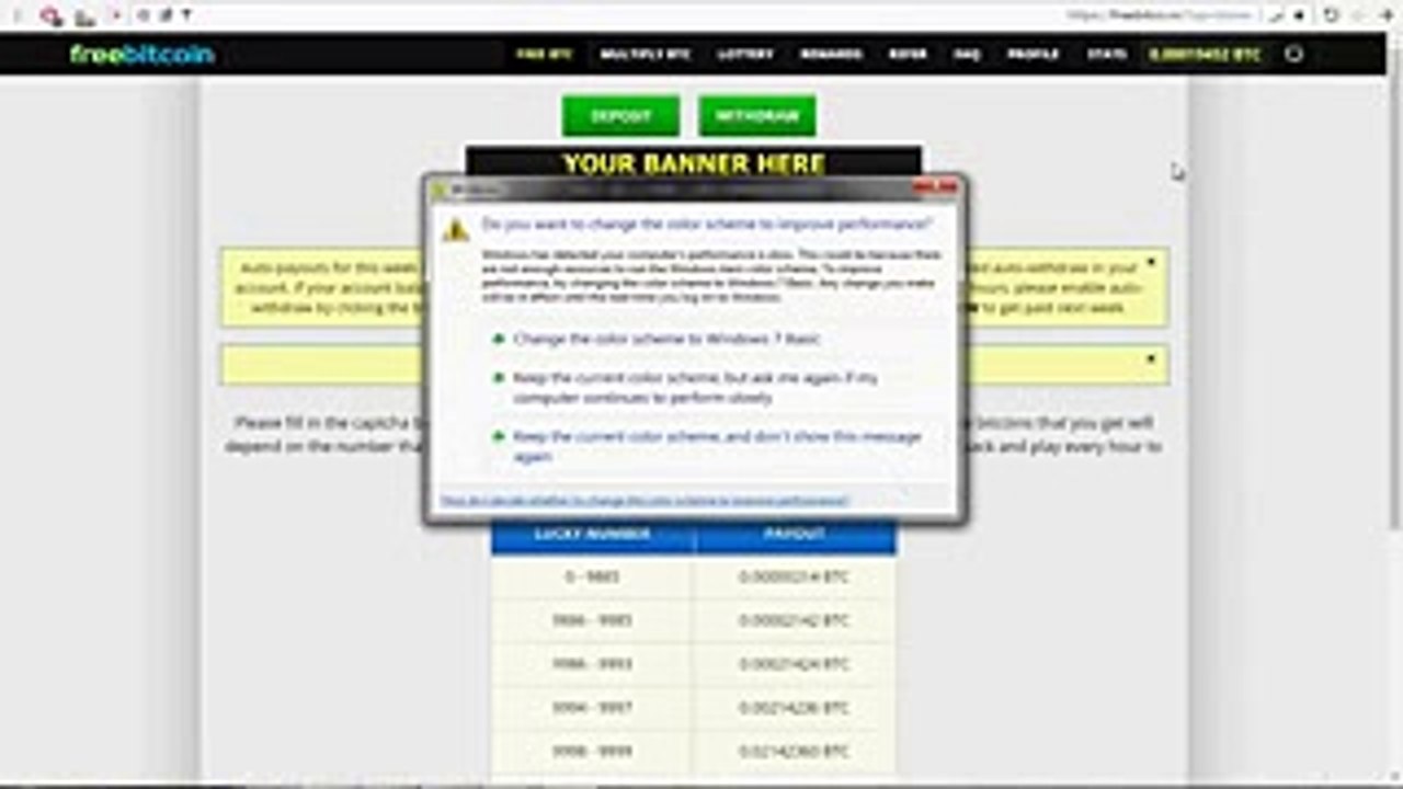 Earn 1 BTC per day on Freebitco.in Script 100% working