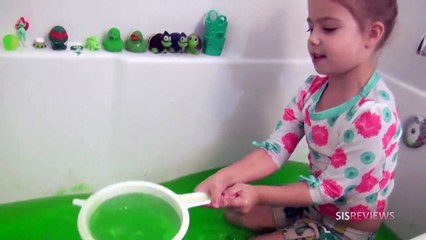 Slime Baff Bath Fun & Learn The Color Green _ SISreviews Pl