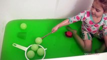 Slime Baff Bath Fun & Learn The Color Green _ SISreviews