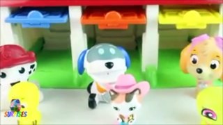 PAW PATROL LEARN COLORS BABY GARAGE TOYS SURPRISES EGGS BEST LEARNING VIDEO FOR CHILDREN HB