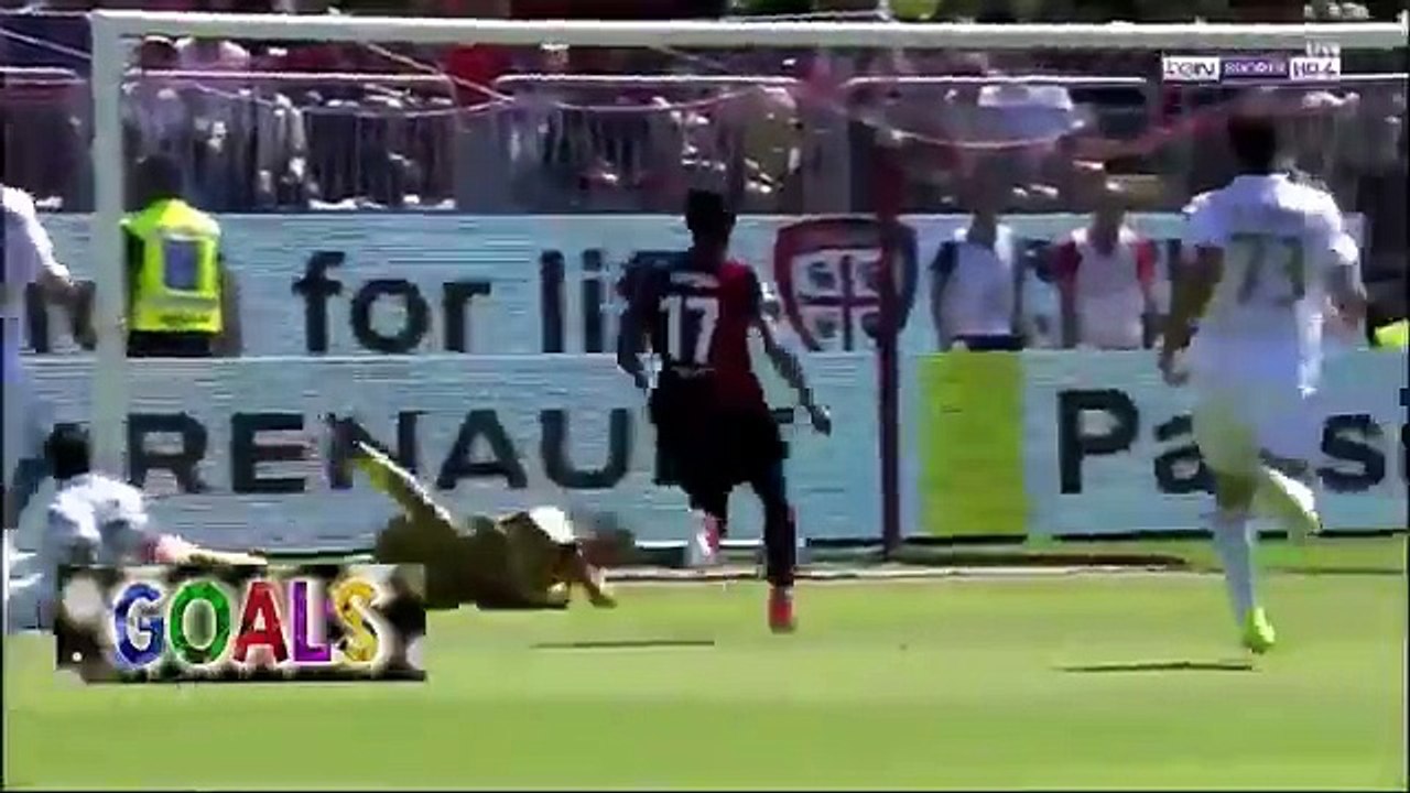 قناة الحريف: اهداف مباراة ميلان وكالياري 1_2 الدوري الايطالي