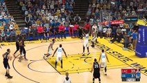 NBA 2K17 StepKlay Thompson Highlights vs Clippers 2017.02.2