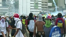 Disturbios en una nueva jornada de protestas en Venezuela