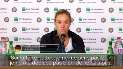 Roland-Garros - Kerber : "Je n’arrive pas à bien glisser sur terre battue"