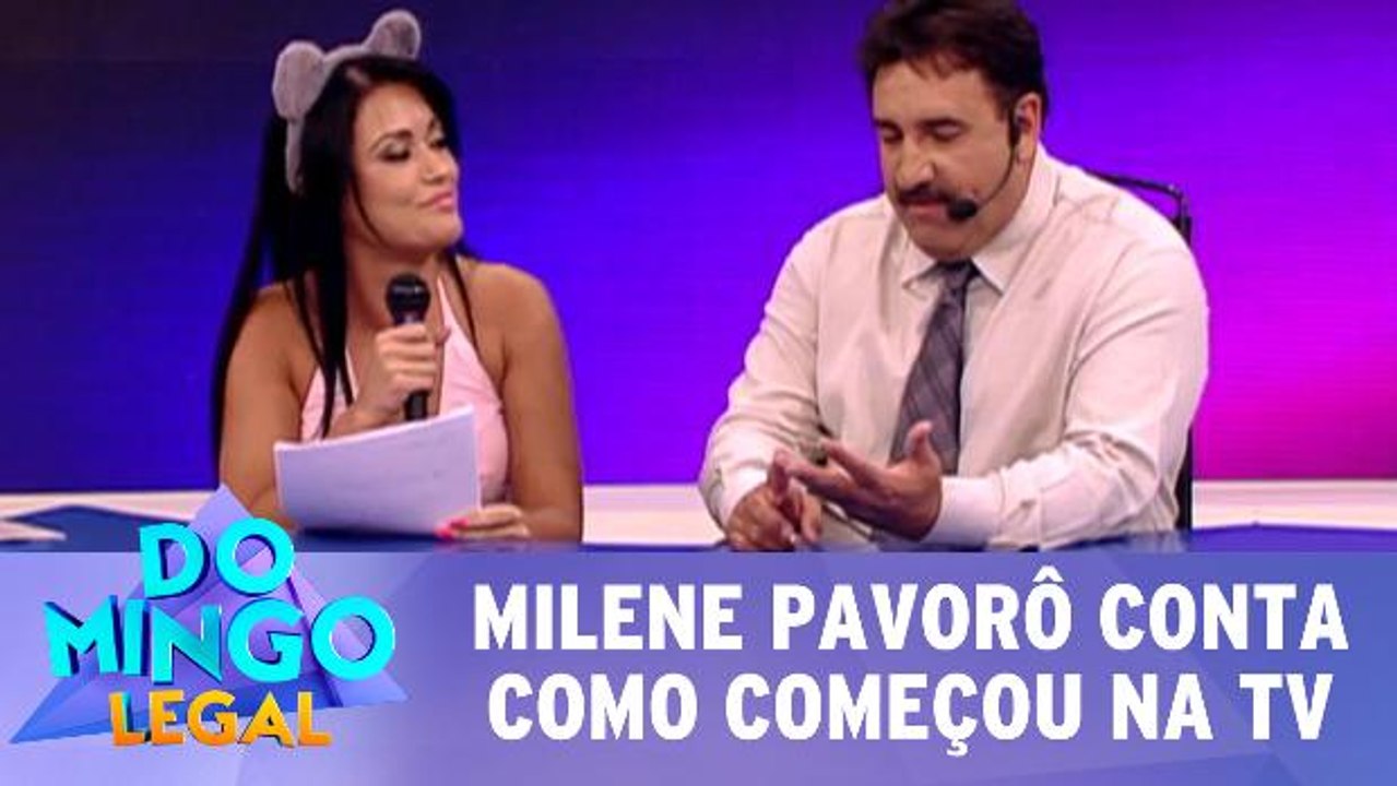 Milene Pavorô conta como entrou para TV