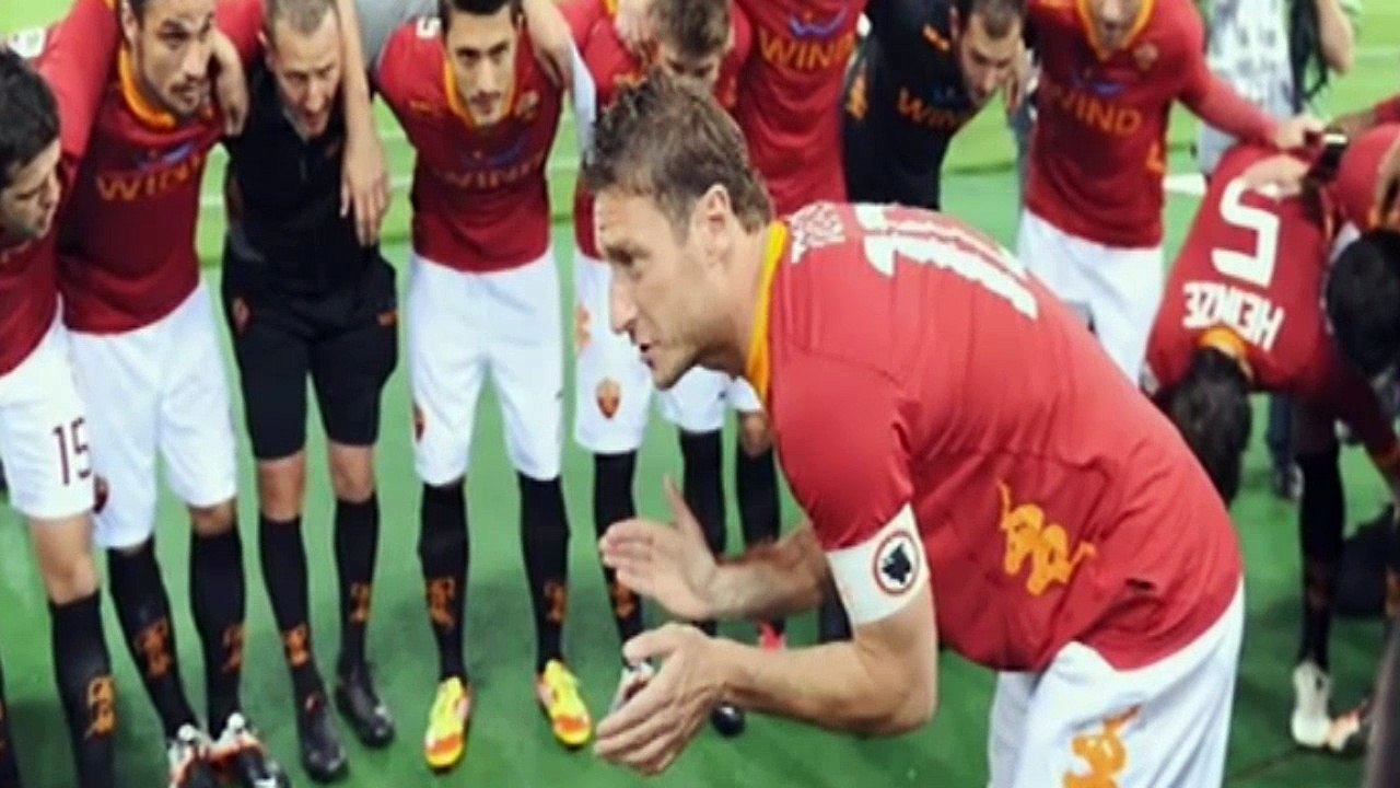 Francesco Totti last game for AS ROMA