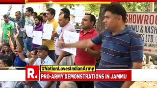 Pro-Army demonstrations held by Jammu and Kashmir National Panthers Party (JKNPP) in Jammu